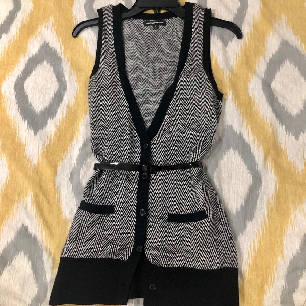 Express boyfriend cardigan vest